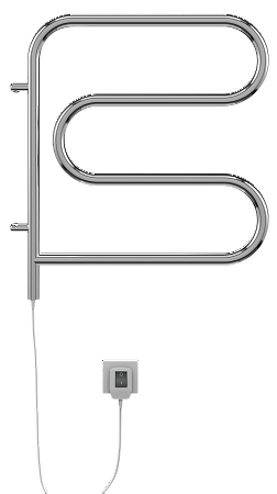 Электро 25 F-обр 600х600 поворотный Полотенцесушитель TERMINUS Нижний Тагил - фото 2
